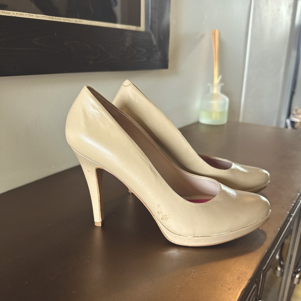 Nine West Beige Heels